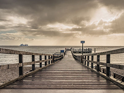 Seebrücke auf Föhr