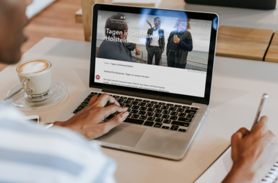 Mockup der Website sh-convention.de