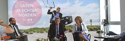 TA.SH Pressekonferenz zu den Zukunftsthemen im SH Tourismus - zum Artikel 'Tourismus im echten Norden: Das sind die Zukunftsthemen'