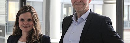 Die neuen Mitarbeiter in der Presse - zum Artikel 'TA.SH begrüßt neuen Pressesprecher und neue Mitarbeiterin für Presse- und Öffentlichkeitsarbeit'