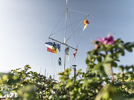 Flaggen am Mast